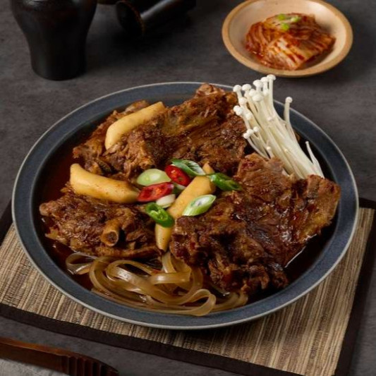 Soy-Braised Pork Bone Stew / 간장뼈찜