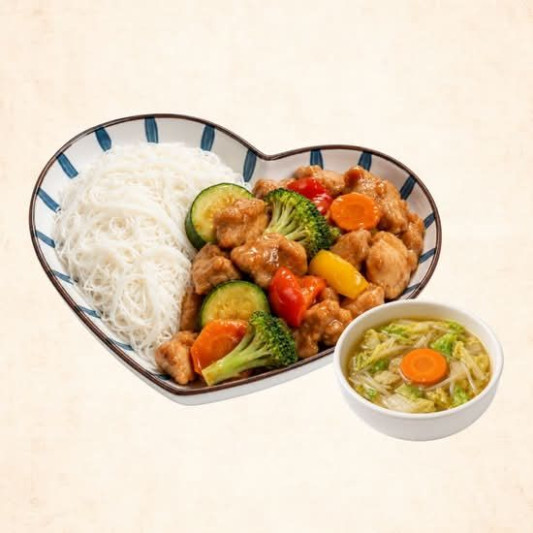 Chicken Stir-Fried with Vegetables