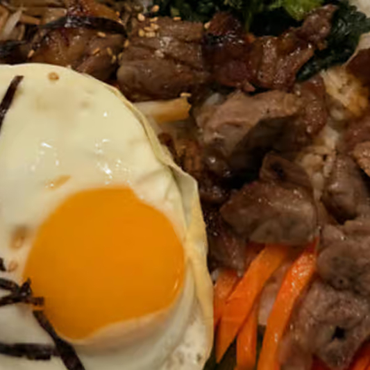 Kalbi Hot Stone Bibimbap