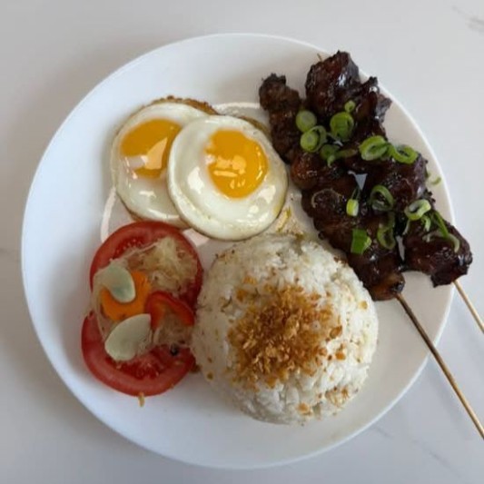Pork BBQ Silog (Breakfast)