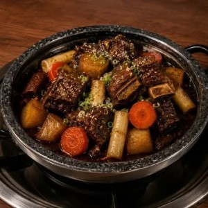 Braised Beef Short Ribs (Galbi-Jjim)