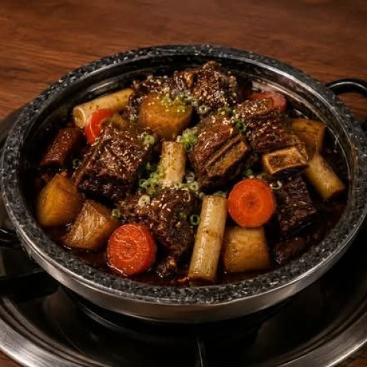 Braised Beef Short Ribs (Galbi-Jjim)