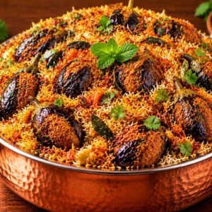 Gutti Vankaya Biryani (Family)