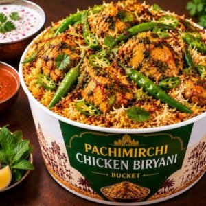 Pachimirchi Chicken Biryani (Bucket)