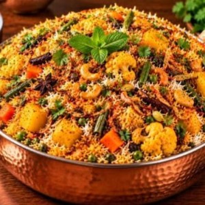Hyderabadi Vegetable Biryani (Family)