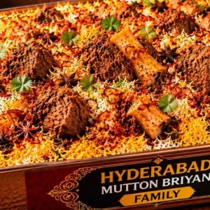 Hyderabadi Mutton Biryani (Family)