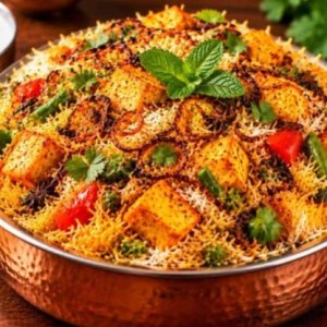 Paneer Vegetable Biryani (Single)