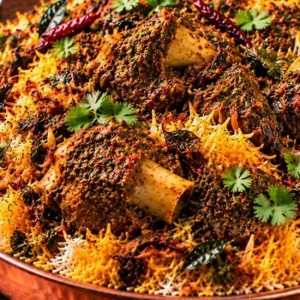 Gongura Mutton Dum Biryani (Single)