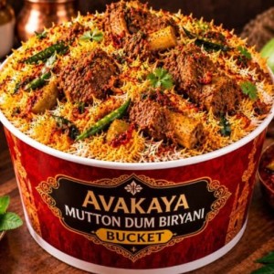 Avakaya Mutton Dum Biryani (Bucket)
