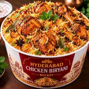 Hyderabadi Chicken Biryani (Bucket)