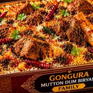 Gongura Mutton Dum Biryani (Family)