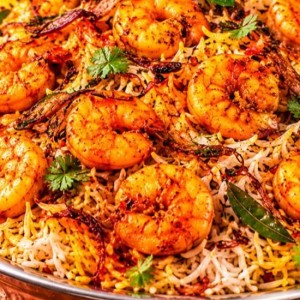 Shrimp Biryani (Single)
