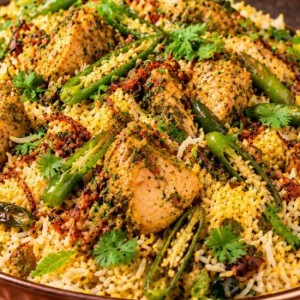 Pachimirchi Chicken Pulav