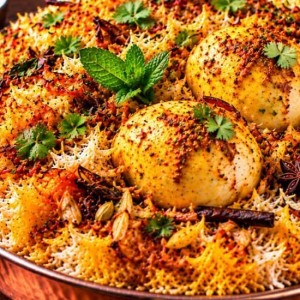 Egg Biryani (Single)