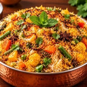 Hyderabadi Vegetable Biryani (Single)