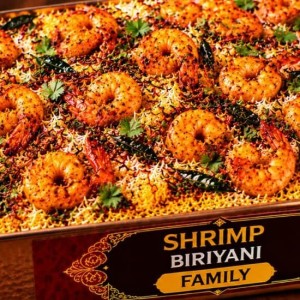 Shrimp Biryani (Family)