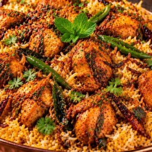 Vijayawada Chicken Pulav