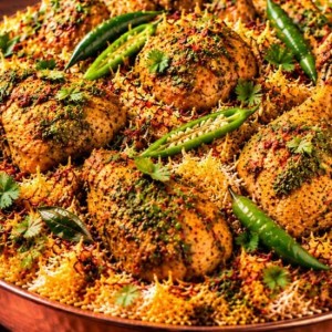 Pachimirchi Chicken Biryani (Family)