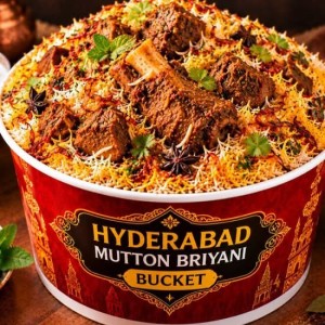 Hyderabadi Mutton Biryani (Bucket)