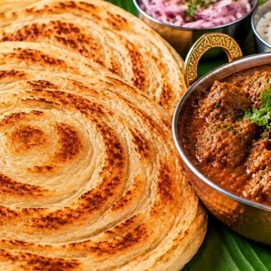 Malabar Paratha & Goat