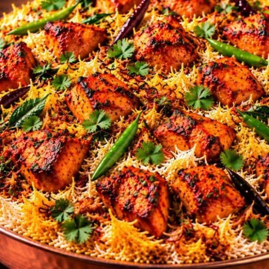 Chicken Tikka Biryani (Family)