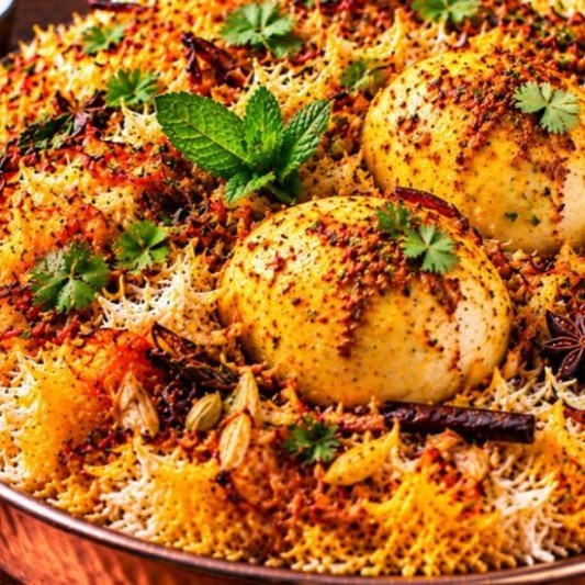 Egg Biryani (Single)