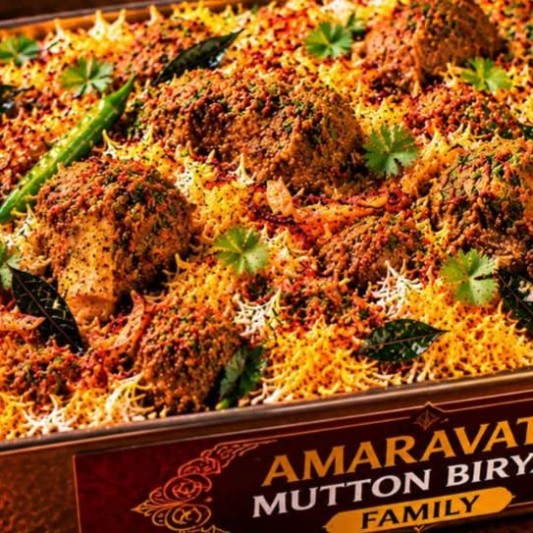 Amravathi Mutton Biryani (Family)