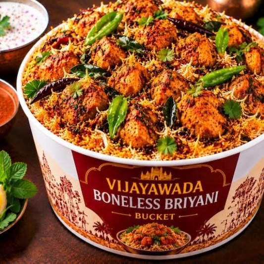 Vijayawada Boneless Biryani (Bucket)