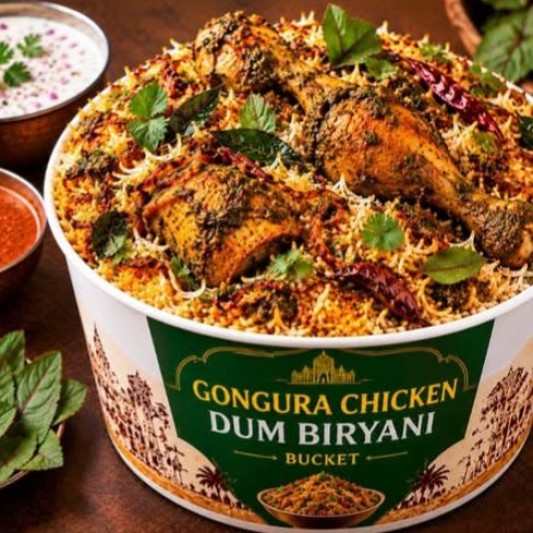 Gongura Chicken Dum Biryani (Bucket)