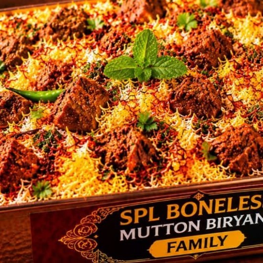 Special Boneless Mutton Biryani (Family)