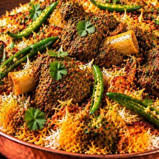 Pachimirchi Mutton Biryani (Single)