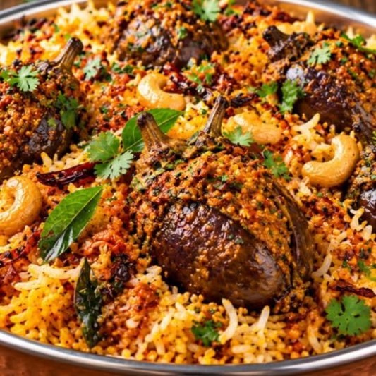 Gutti Vankaya Pulav
