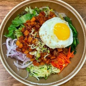 Spicy Fish Сake Bibimbap