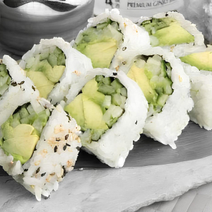 Avocado and Cucumber Roll (A/C Roll) (6 pcs)