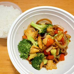 Chicken with Broccoli (Including Rice)