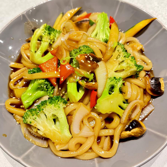 Vegetable Yaki Udon (Pan-Fried Noodles)