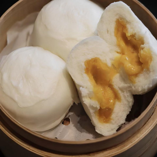 12. Steamed Salted Egg Yolk Bun (3 pcs)