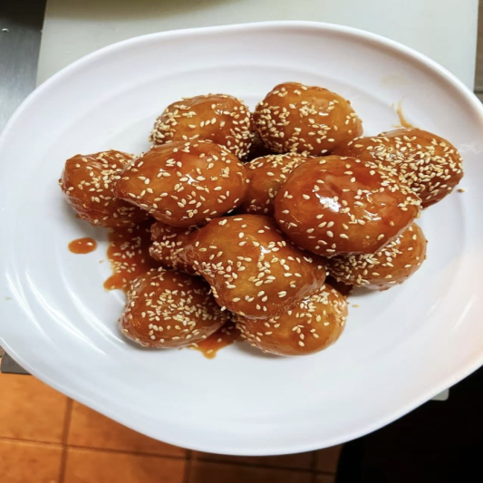 57. Chicken Ball with Sesame 芝麻鸡球