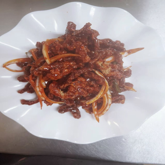 101. Crispy Szechuan Spicy Shredded Beef 四川香辣牛肉丝