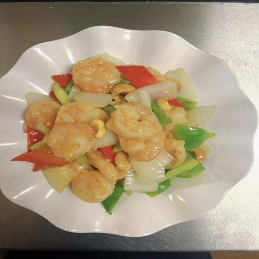 121B. Cashew Shrimp 腰果虾仁