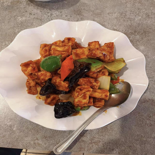 77. Spicy Garlic Bean Curd 鱼香豆腐