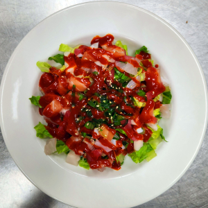 Spicy Sashimi Salad