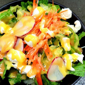 Spicy Smoked Salmon Salad