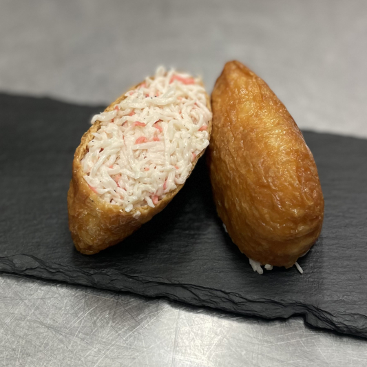 Inari and Crab Meat Sushi (2 pcs)