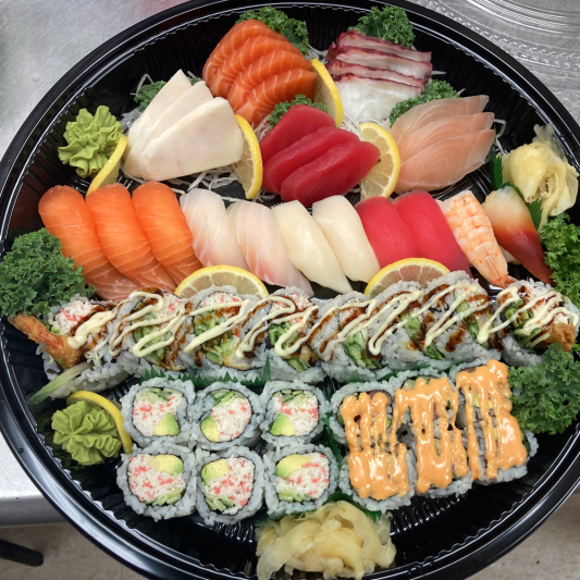 Sushi Sashimi Roll Tray (50 pcs)