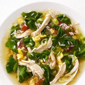 Chinese Chicken Rice Soup